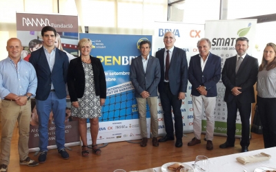 Els organitzadors de l'Open durant l'acte de presentació de la 25a edició | Pere Figueras